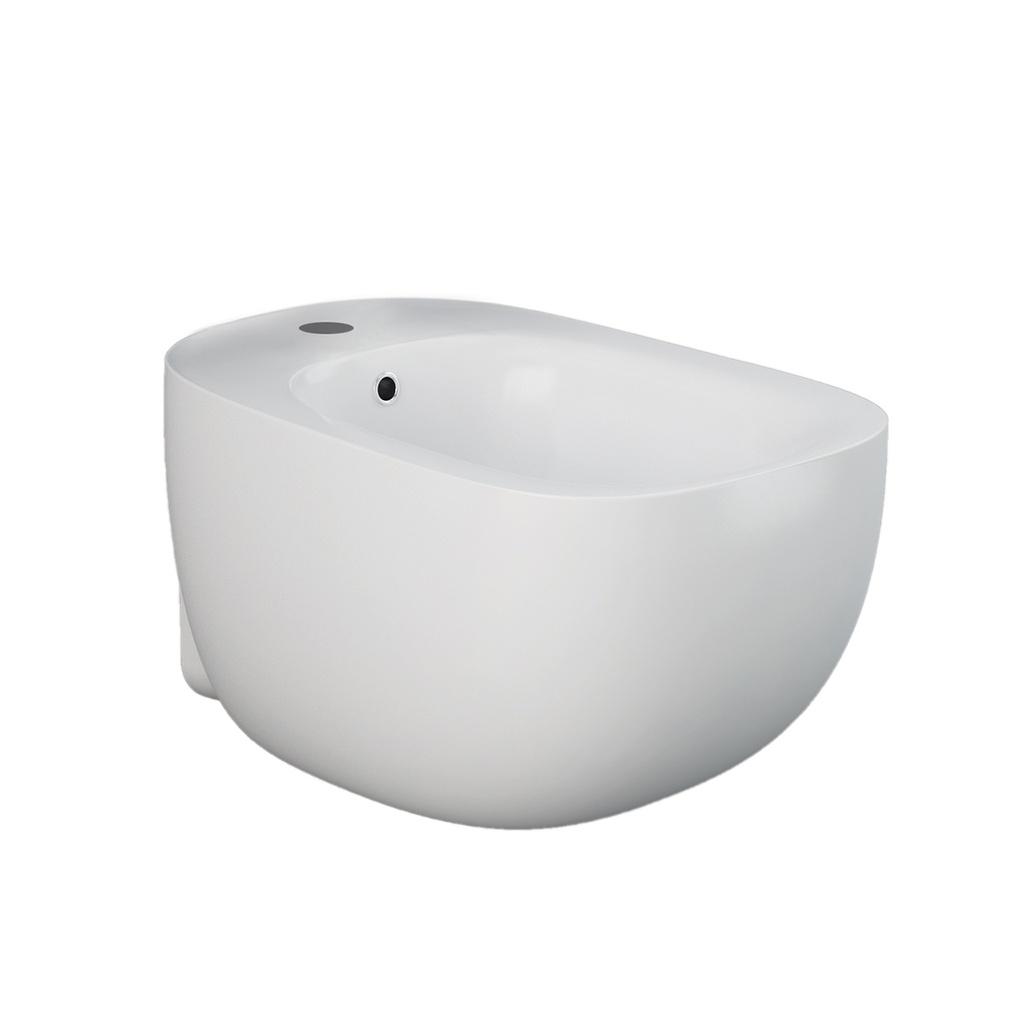 Bidet sospeso Illusion con fissaggio nascosto e rubinetto integrato