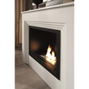 Biocamino design da terra bioetanolo bianco cm 96 x 35 x h 96