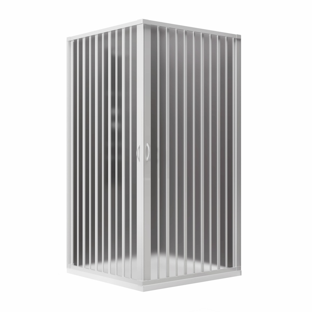 Box doccia a soffietto riducibile cm 70x70