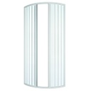 Box doccia circolare a soffietto cm 68-70 apertura laterale