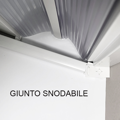 Box doccia a soffietto riducibile cm 70x70