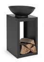 Braciere Efesto in metallo 38x38 cm