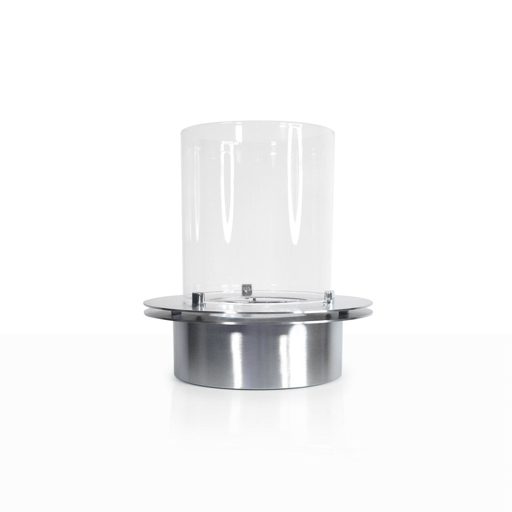 Bruciatore tondo inox per camino a bioetanolo, 3 lt, d.35