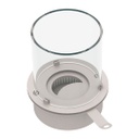 Bruciatore tondo per camino a bioetanolo inox 3 lt d.30