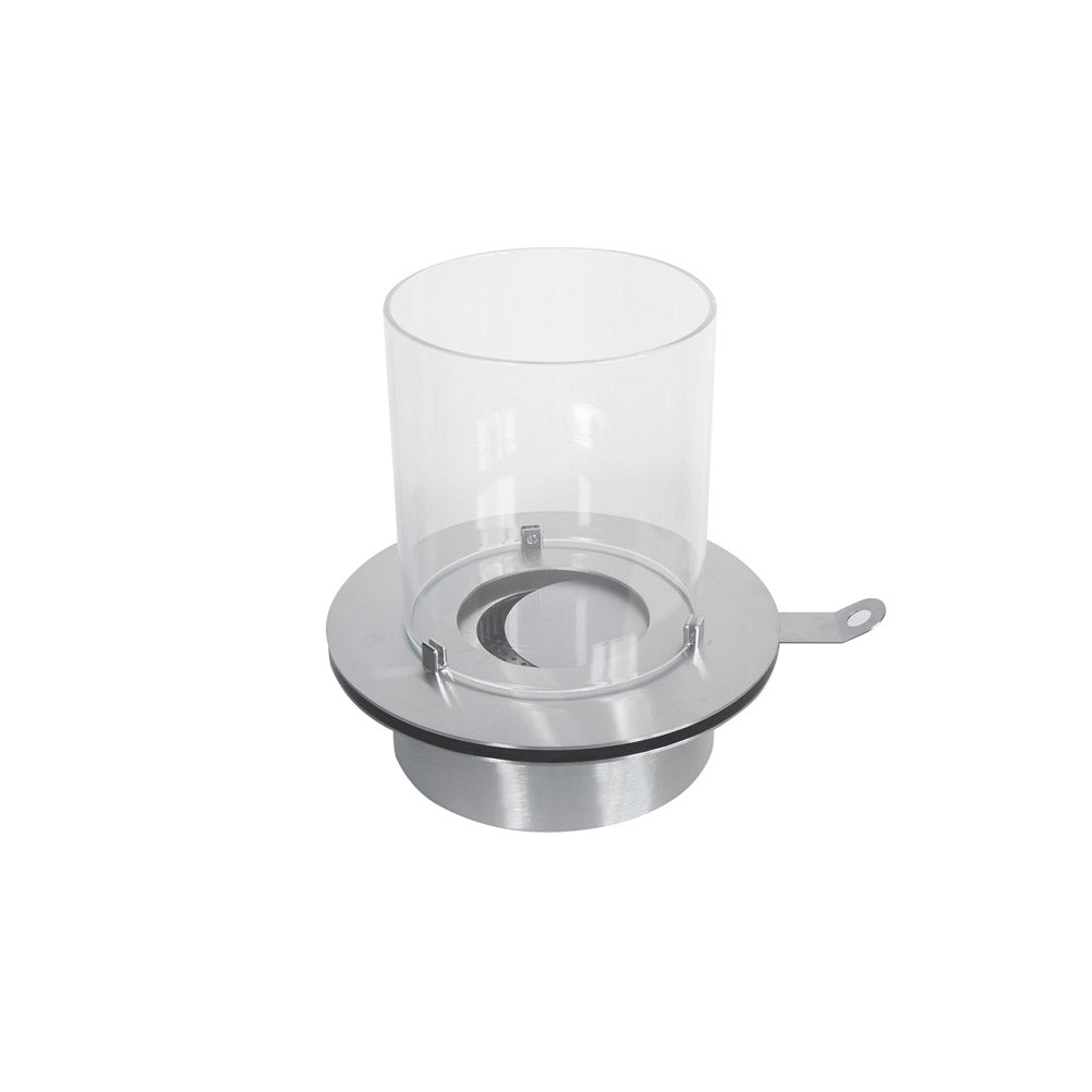 Bruciatore tondo inox per camino a bioetanolo, 3 lt, d.35
