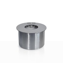 Bruciatore tondo per camino a bioetanolo inox 1,5 lt d.17 cm