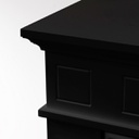 Camino a Bioetanolo da Terra Jefferson Nero L 89,5 x H90,5 x P28