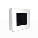 Camino a Bioetanolo da Terra in Legno Bianco Michelangelo 96x36x90h