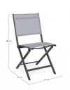 4x Sedia Piegh. Elin Antracite Lh32 - 