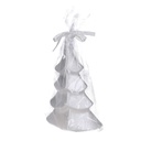 Candela paraffina albero argento cm7h18,5