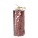 Candela paraffina bronzo cm ø6,8h15,5