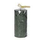 Candela paraffina verde cm ø7h15