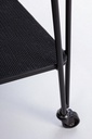 Carrello Zaira in metallo nero