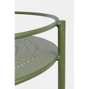 Carrello per bottiglie in acciaio Verde