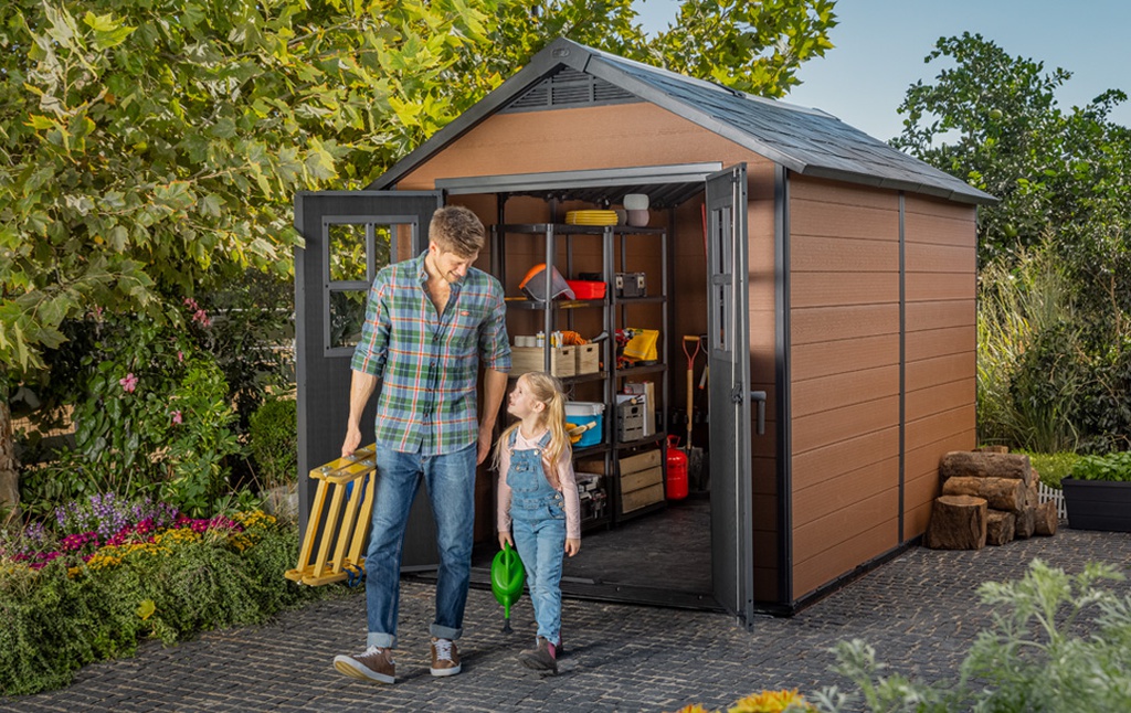Casetta Da Giardino Newton 7511 Evotech Keter
