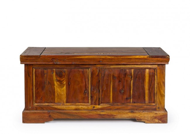 Cassapanca apribile da interno Legno D'Acacia cm 100