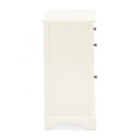 Cassettiera in legno tre cassetti Bianca AMABEL 40x32x h70 cm