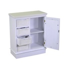 Cassettiera legno liverpool 1 anta + 4 cassetti bianco cm 66x32h81