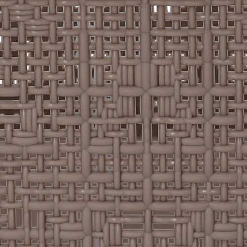 Cassetto plastica tortora rettangolare cm 53x34h24