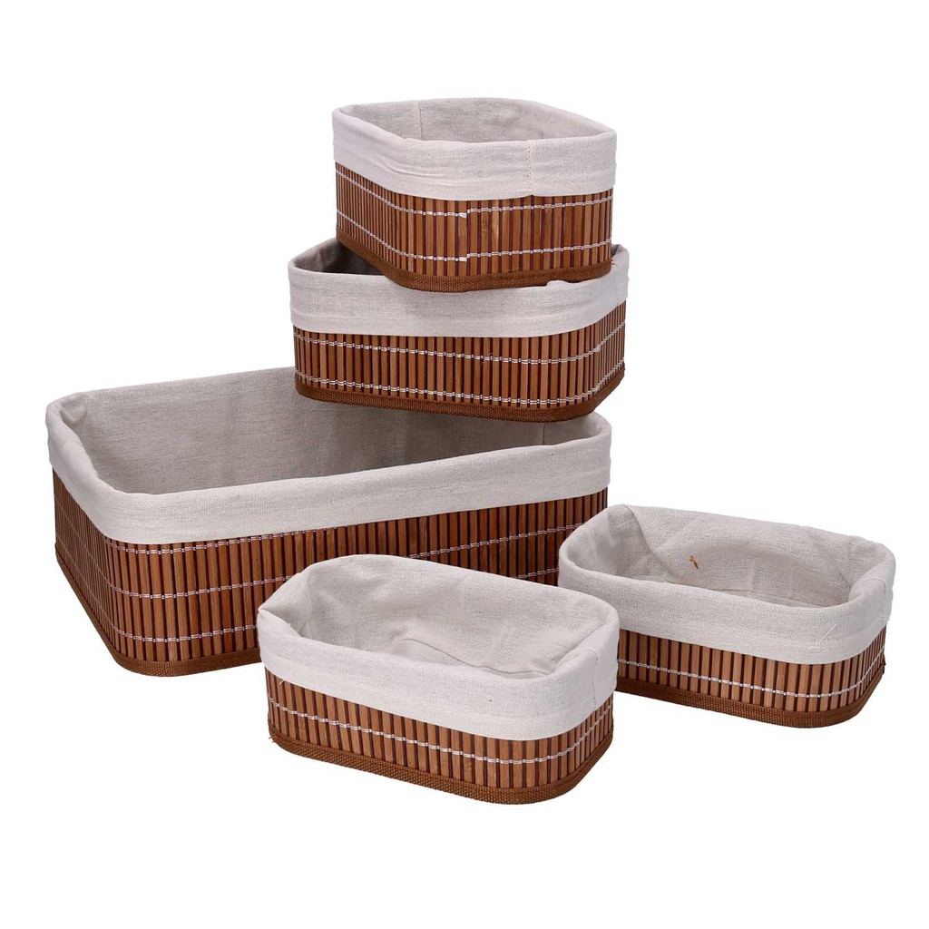 Cassetto bambu+ cassetto bambù 1-2 2 pezzi cm 36x26h12