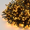 Catena Nastro ø6cm NTLG 1000 MiniLED cavo Verde 4+30,5m Luci di Natale