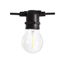 Catena luci esterno Bright 10 LED Trasparenti 8,4m