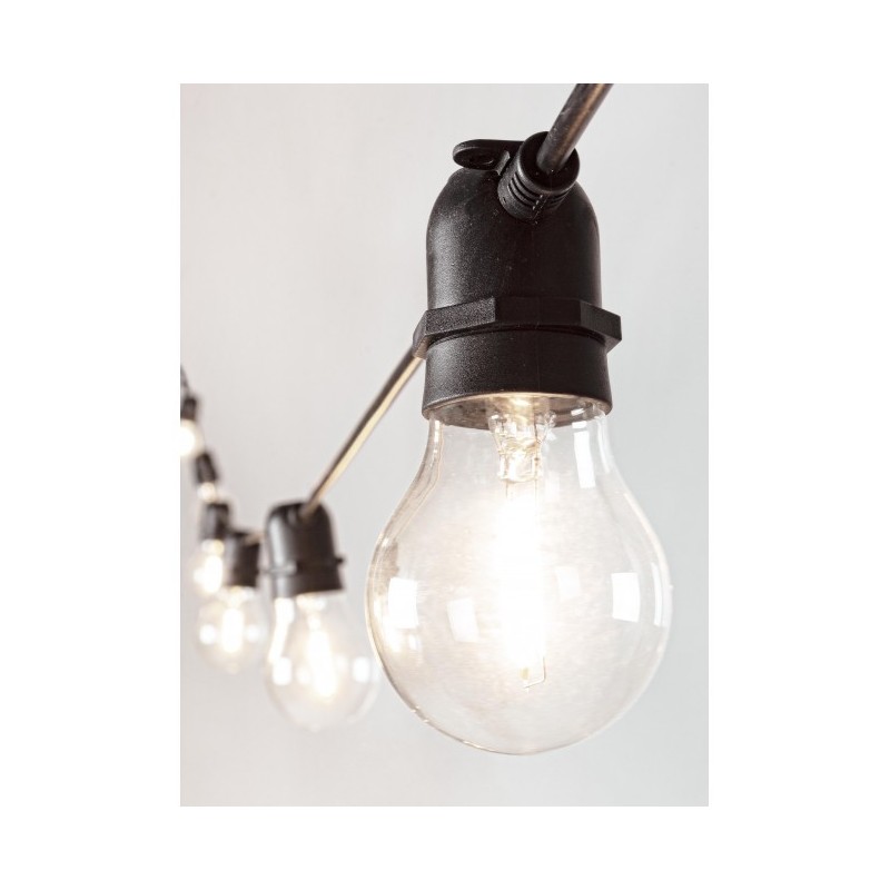 Catena luci esterno Bright 10 LED Trasparenti 8,4m