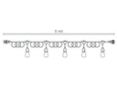 Cavo Mt5 C-Ptl E27  linea enjoy  bianco