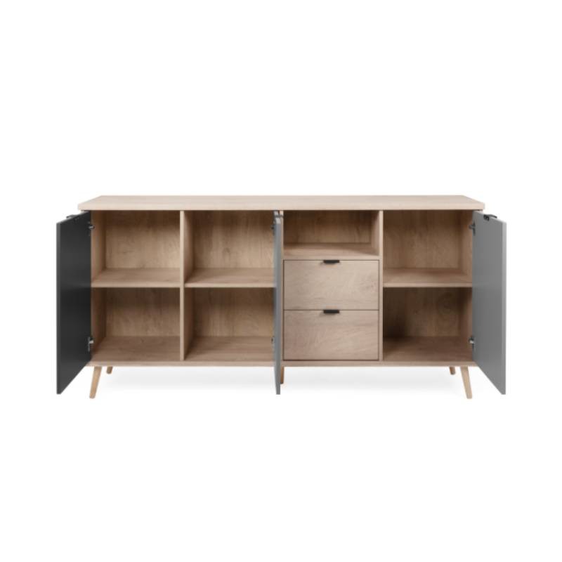 (3c)Credenza 3 ante con 2 cassetti cm 180 x 88 x 40 h (EPIK52)