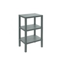 Colonna 3 ripiani grigia 29x38x73,5cm - Serie Woody
