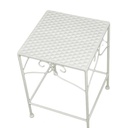 Colonnina metallo milena 1-3 quadra bassa bianco cm 30x30h43