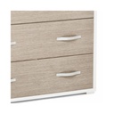 Como' con cassa bianca frontale Olmo 3 cassetti 91x45xH 81