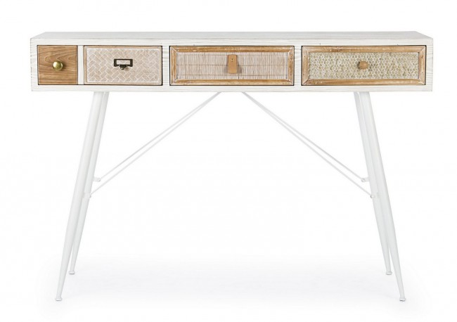 Consolle 3 cassetti Eloise in legno nobilitato