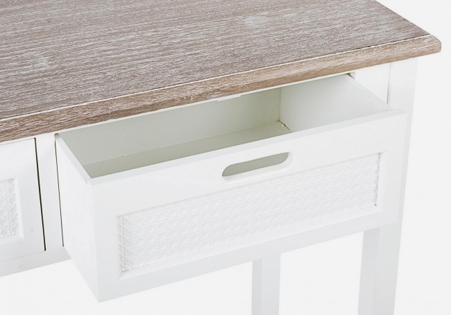 Consolle rustica Dorotea 2 cassetti shabby