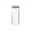 Contenitore porta dischetti cotone SELENA diametro 7,5x h17,6 cm