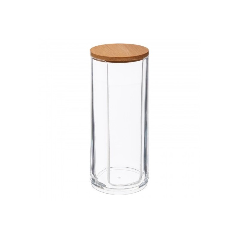 Contenitore porta dischetti cotone SELENA diametro 7,5x h17,6 cm