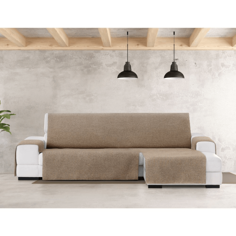 Copridivano Valeria penisola destra beige 240 EFFEZ