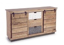 Credenza 2 ante 3 cassetti Tudor in legno nobilitato