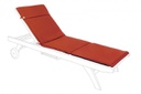 Cuscino POLY da esterno per lettino rosso arancio
