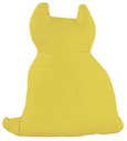 Cuscino gatto grigio-giallo st-0527 cm37x9h40