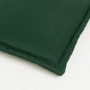 Cuscino lettino in tessuto sfoderabile verde scuro Poly