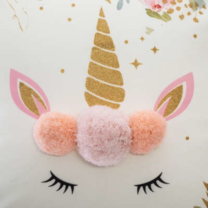 Cuscino Unicorno  L39 x P 19 x H39 cm