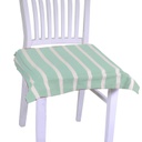 Cuscino pop righe verde acqua quadro cm40x40h4