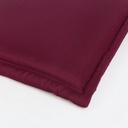 Cuscino lettino esterno  in tessuto sfoderabile bordeaux Poly
