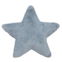 Cuscino morbido stella blu L 39 x P 8 x H 39 cm