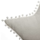 Cuscino stella grigio chiaro L50 x P 4 x H 50 cm