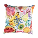 Cuscino tessuto frutta quadro cm 43x43h12