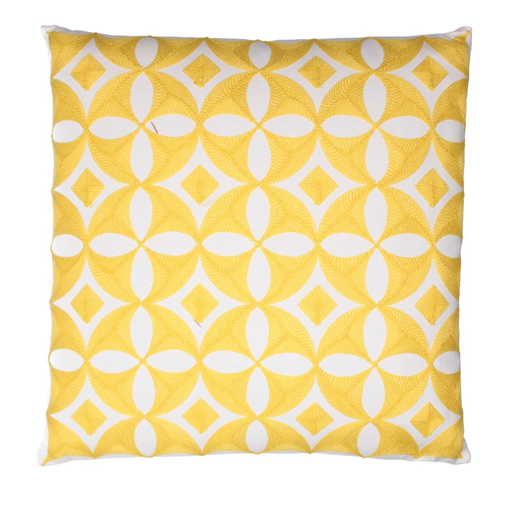 Cuscino tessuto geometrie quadro cm 45x45h10