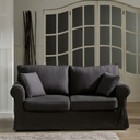 Divano Country 2 posti grigio soro 95 173 cm.