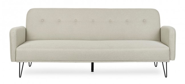 Divano Letto Bridjet Beige in tessuto reclinabile